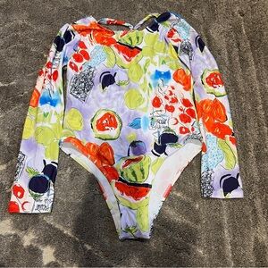 NWOT Longsleeve One Piece Swim Sz Large